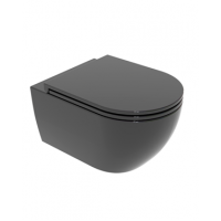 Унітаз підвісний GSG LIKE glossy black LKWCSO002