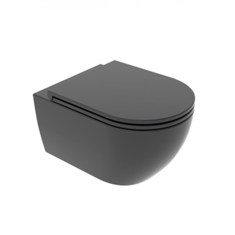 Унитаз подвесной GSG LIKE matt black LKWCSO003