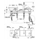 Смеситель для ванны Grohe Eurocube 19897001