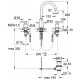 Смеситель для раковины на 3 отверстия Grohe Atrio M 20009000