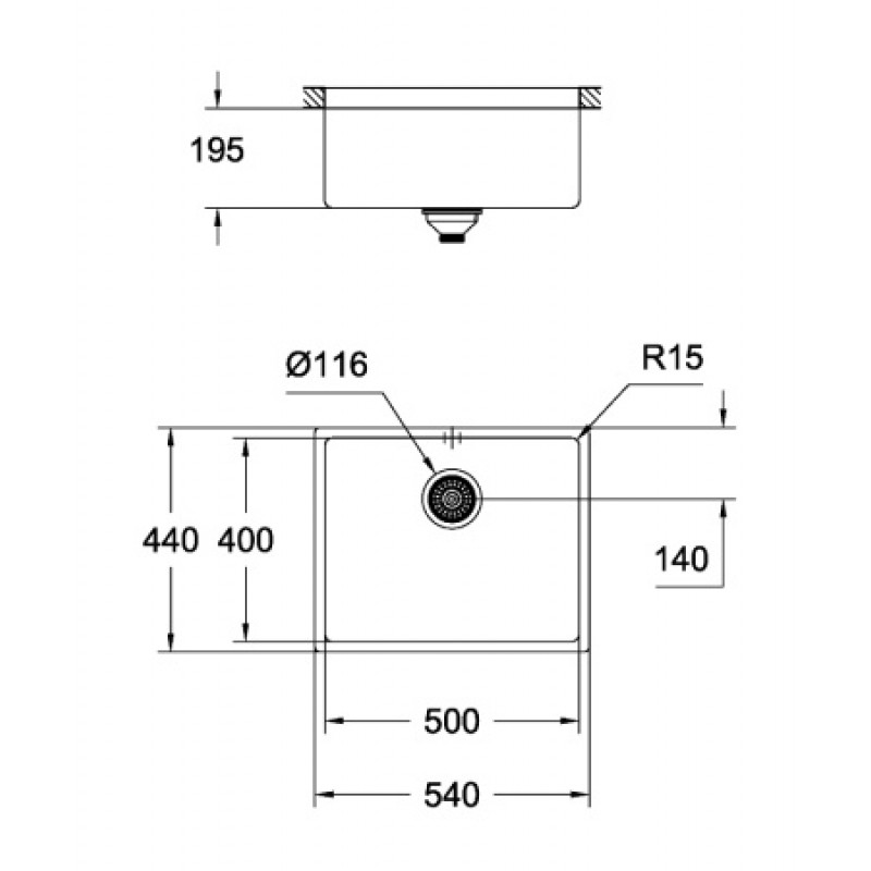 Кухонная мойка Grohe K 700 31574SD0