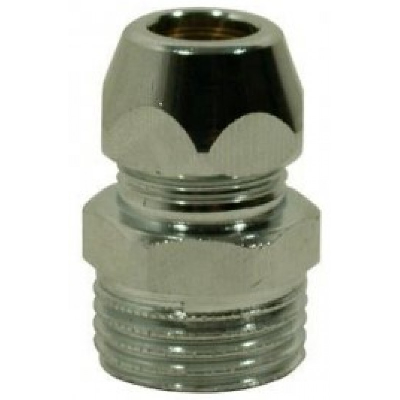 Цанговый переходник GF НР 1/2"х3/8"х10