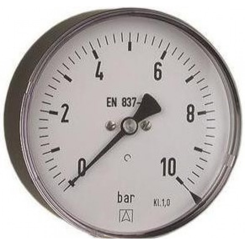 Манометр AFRISO RF 50 0-10 бар 1/4" аксиальный 63128