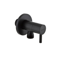 Сантехнический кран угловой Valvex Vega Black 1/2х3/8