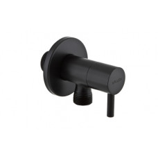 Сантехнический кран угловой Valvex Vega Black 1/2х3/8