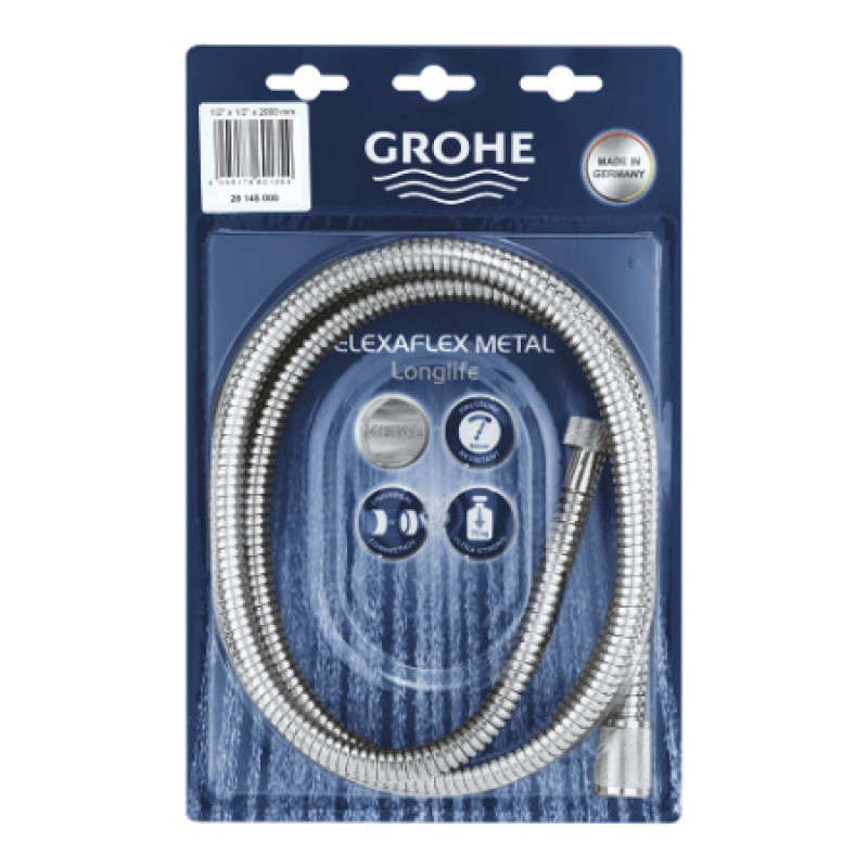 Душевой шланг Grohe Relexaflex Metal Longlife 2000 мм 28145000
