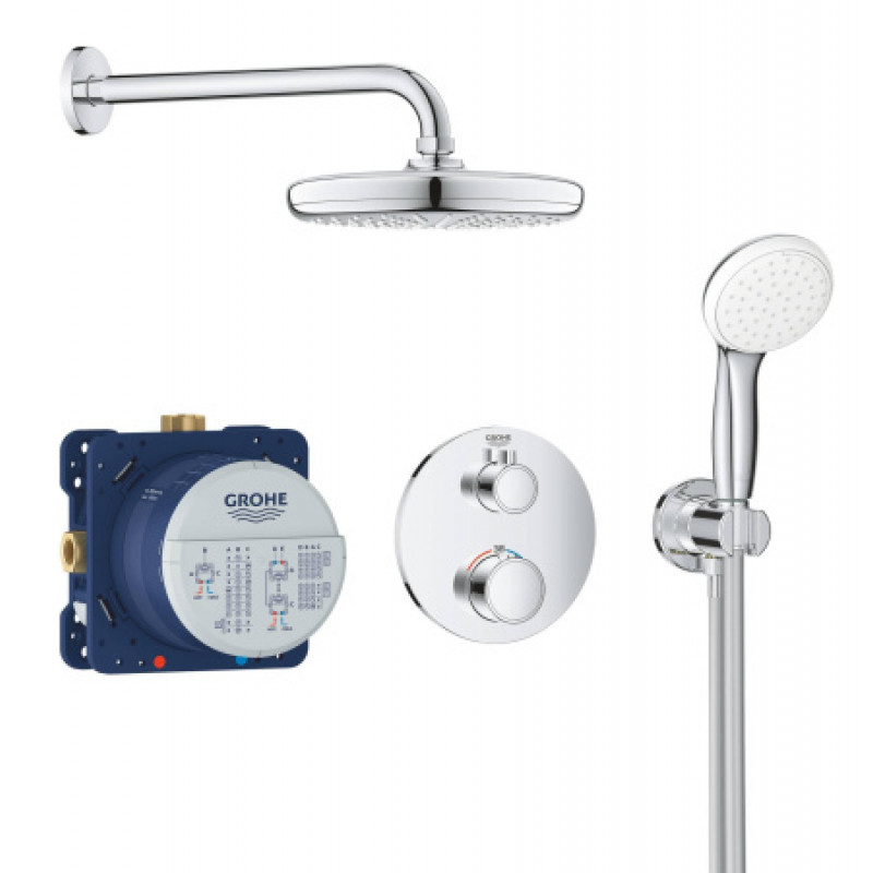 Душова система з термостатом Grohe Grohtherm Tempesta 210 34727000