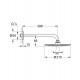 Верхний душ Grohe Rainshower Cosmopolitan 210 26062000