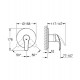 Змішувач прихованого монтажу Grohe Eurosmart New 24042002