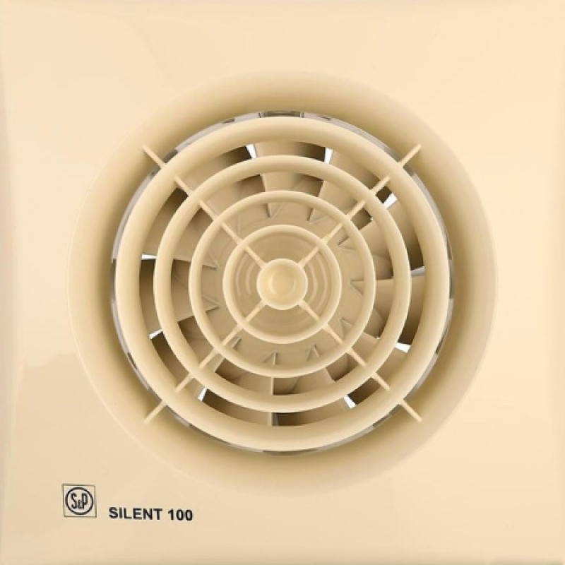 Вентилятор Soler&Palau SILENT-100 CZ IVORY (230V 50) 5210624900
