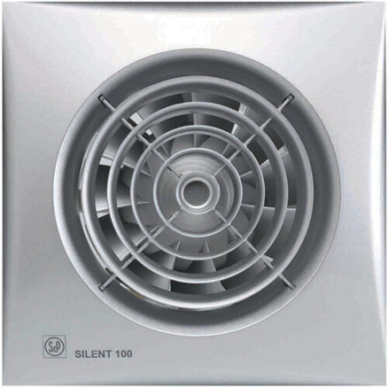 Вентилятор Soler&Palau SILENT-100 CHZ SILVER 230V 50 5210322300