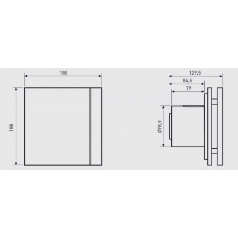 Вентилятор Soler&Palau SILENT-100 CZ GOLD DESIGN -4C (230V 50) 5210619800