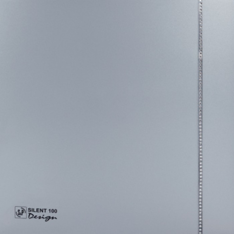 Вентилятор Soler&Palau SILENT-100 CZ SILVER DESIGN SWAROVSKI (230V 50) 5210622400