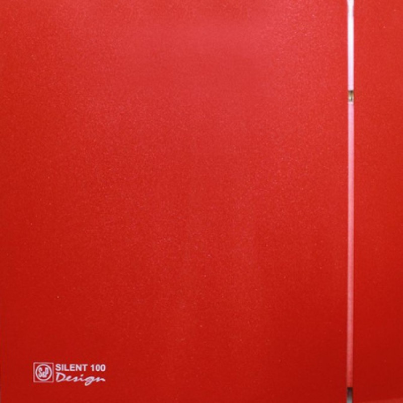 Вентилятор Soler&Palau SILENT-100 CRZ RED DESIGN-4C (230V 50) 5210619900
