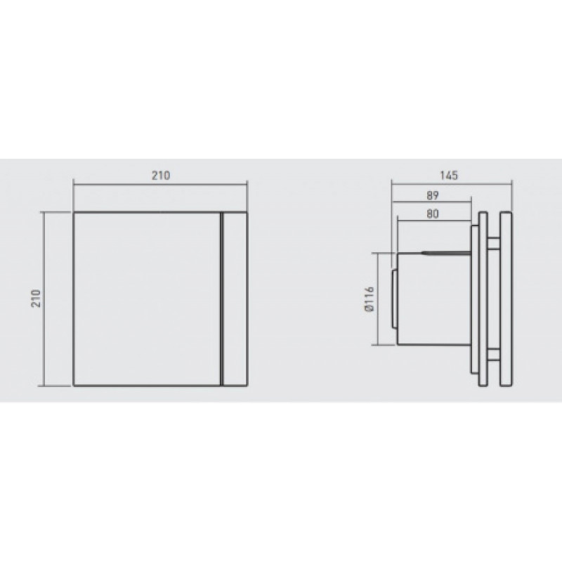 Вентилятор Soler&Palau SILENT-200 CRZ DESIGN - 3C (230V 50) 5210604100