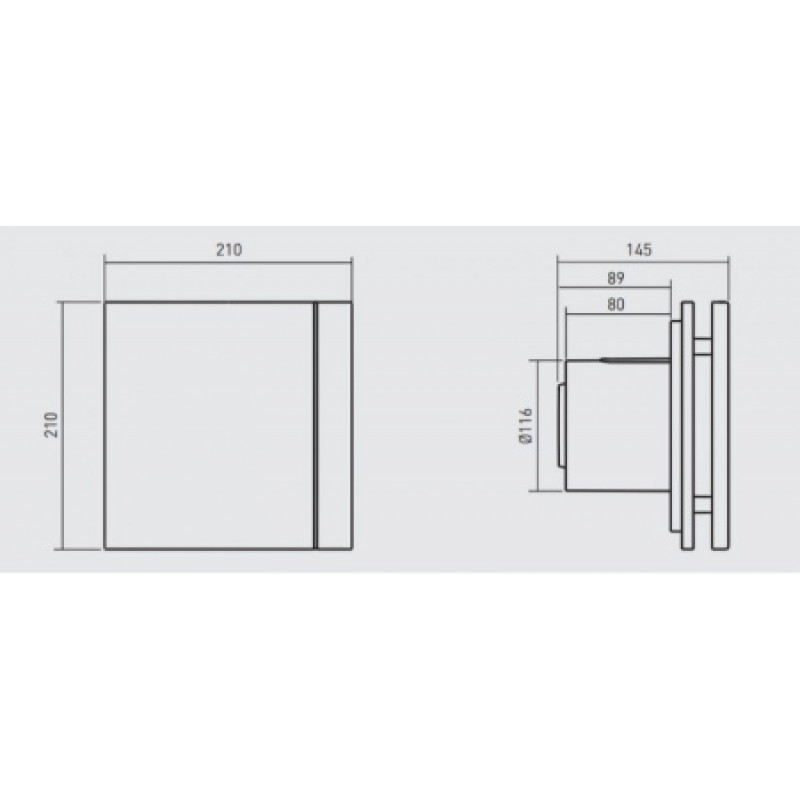 Вентилятор Soler&Palau SILENT-200 CHZ SILVER DESIGN - 3C (230V 50) 5210606000