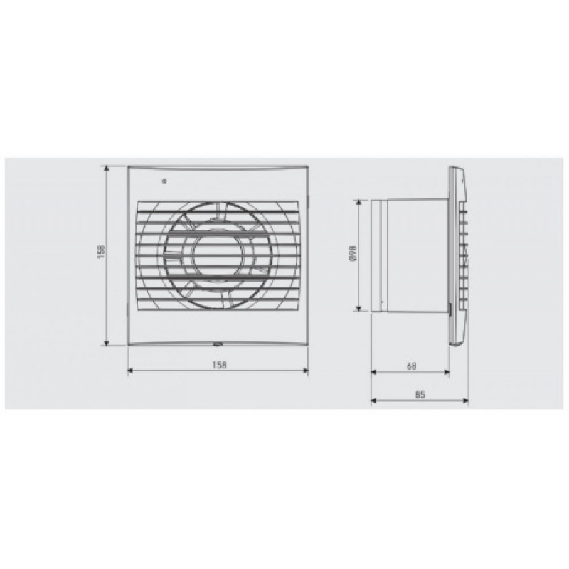 Вентилятор Soler&Palau DECOR-100 C 230V 50 5210001300
