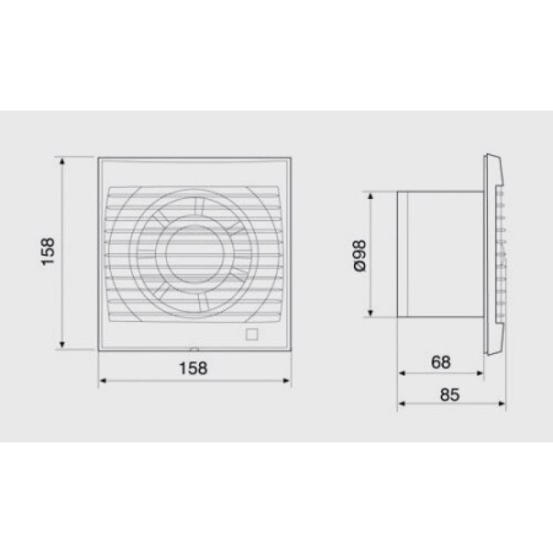 Вентилятор Soler&Palau DECOR-100 C 12V 50 5210015300