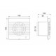Вентилятор Soler&Palau DECOR-200 C 230V 50 5210100300