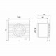 Вентилятор Soler&Palau DECOR-200 CR 230V 50 5210102900