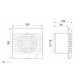 Вентилятор Soler&Palau DECOR-200 CH 230V 50 5210104500