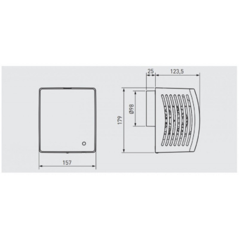 Вентилятор Soler&Palau EB-100 HT 230V 50 5211702500