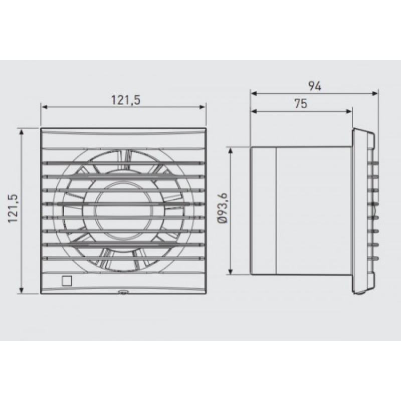 Вентилятор Soler&Palau EDM-80 N 230V 50 5210035100