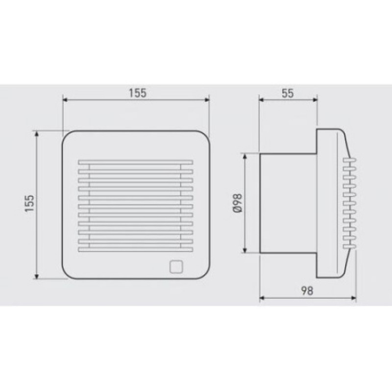 Вентилятор Soler&Palau EDM-100 H 230V 50 5211520100