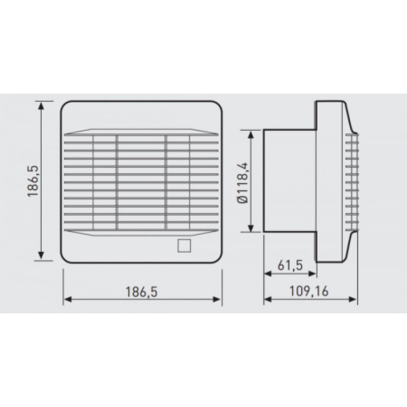 Вентилятор Soler&Palau EDM-200 S 230V 50 5211551600