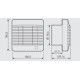 Вентилятор Soler&Palau EDM-200 S 230V 50 5211551600
