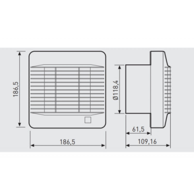 Вентилятор Soler&Palau EDM-200 H 230V 50 5211558100