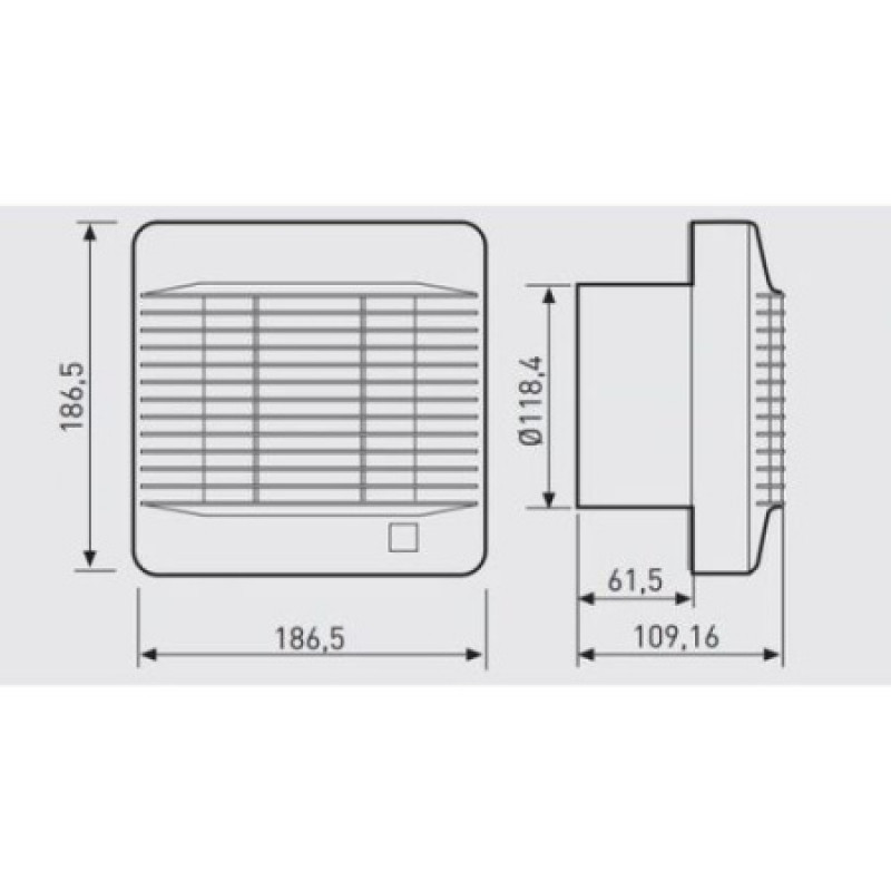 Вентилятор Soler&Palau EDM-200 T 230V 50 5211553200