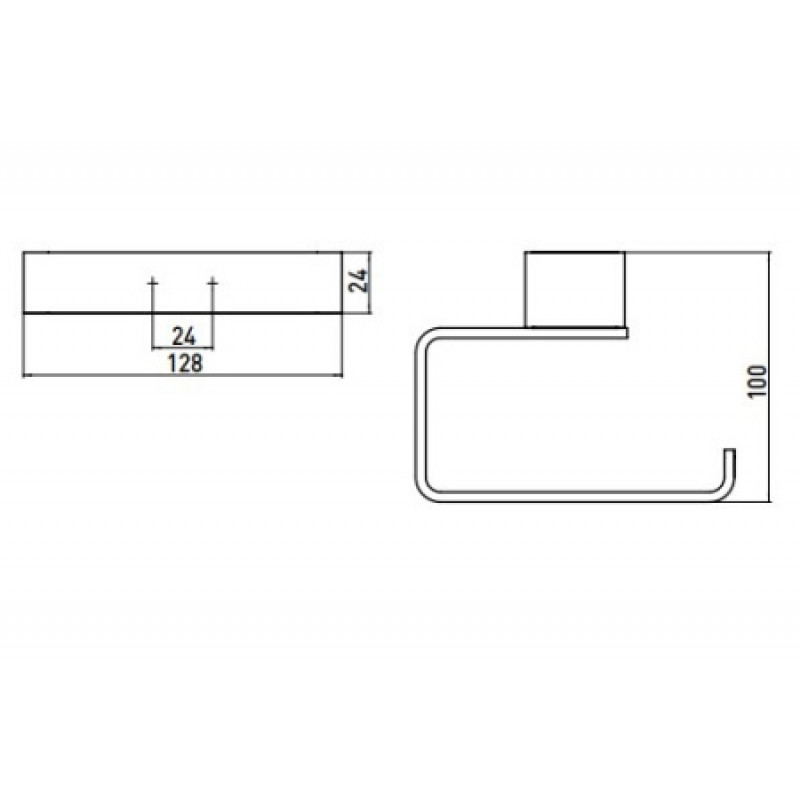 Держатель туалетной бумаги EMCO Loft 050000101