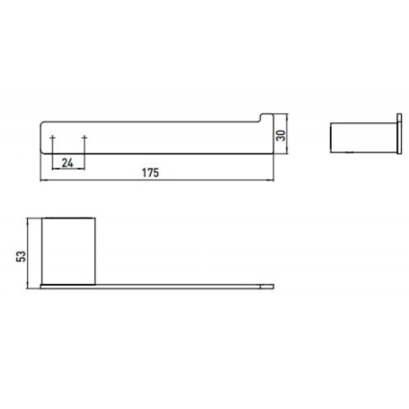 Держатель для запасного рулона EMCO Loft 050500100