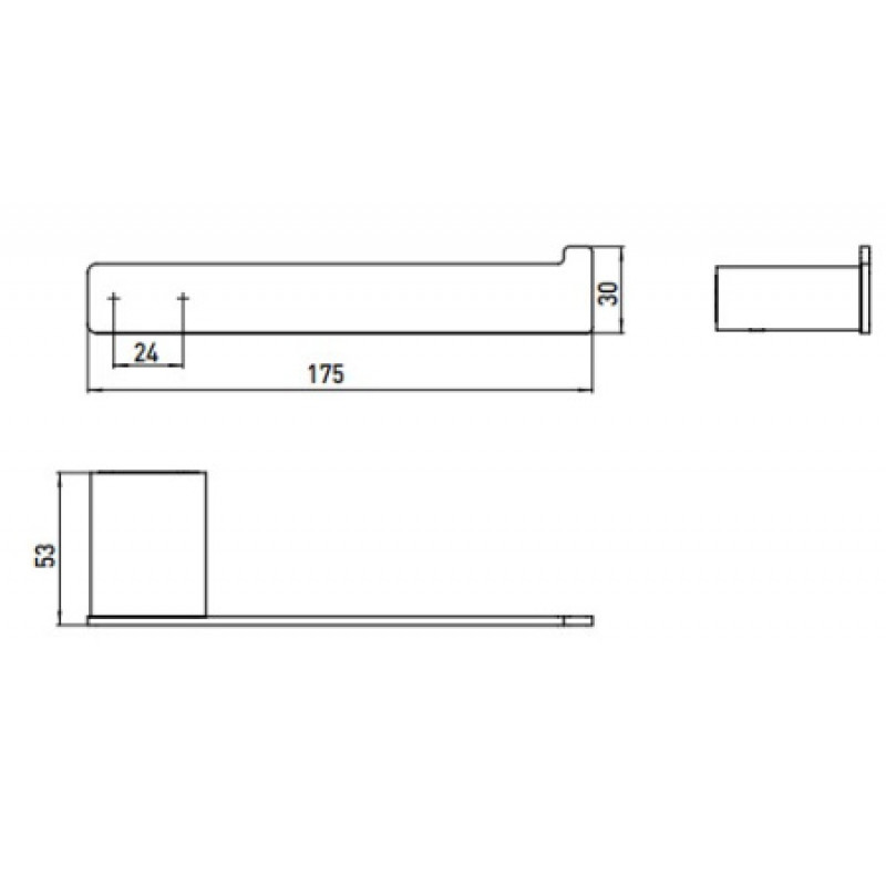Держатель для запасного рулона EMCO Loft 050501600
