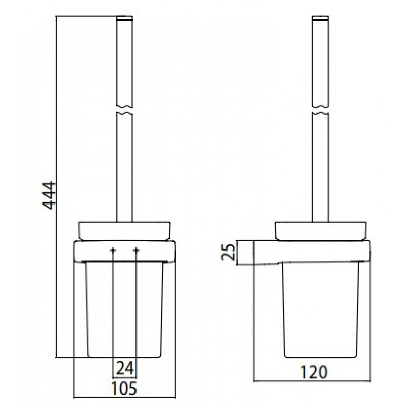 Туалетний йорж EMCO Loft 051500100