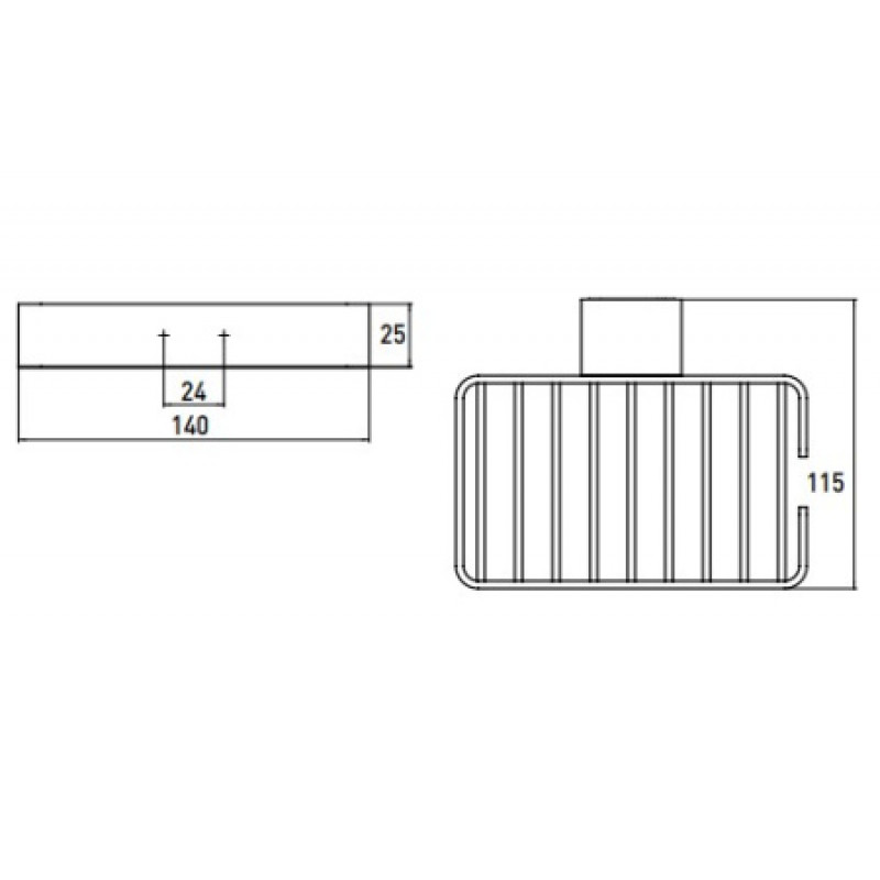 Мыльница EMCO Loft 054500100