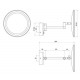 Дзеркало косметичне EMCO LED 220 мм 109406002
