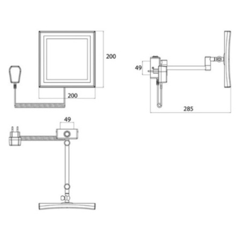 Зеркало косметическое EMCO LED 109406004