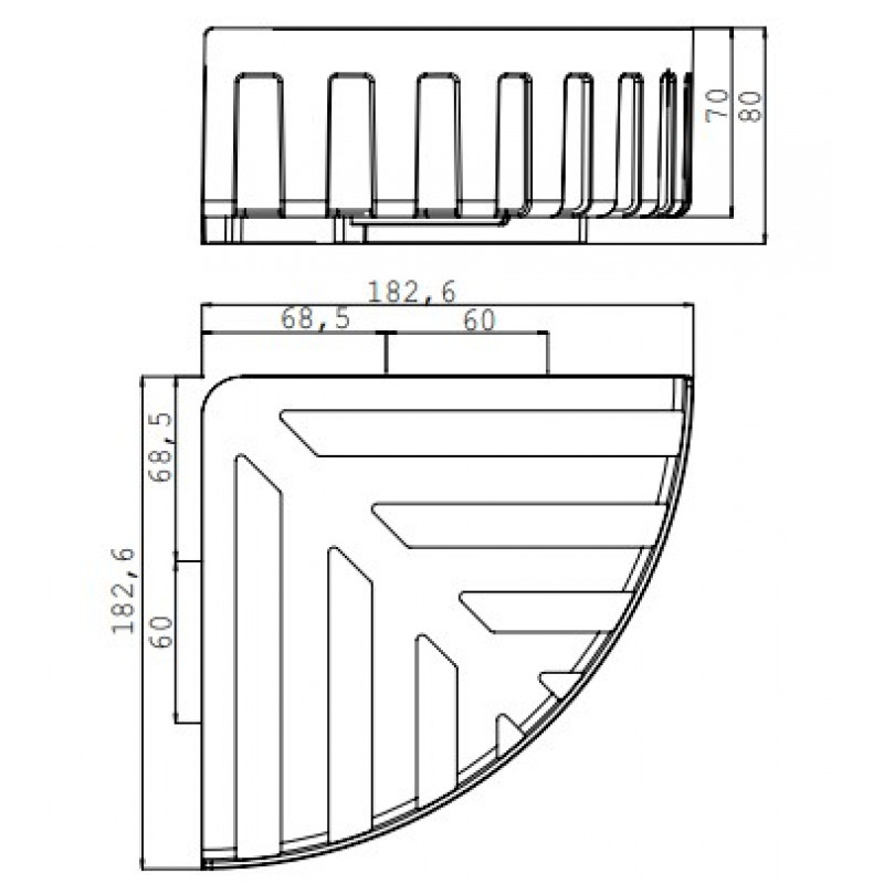 Полка для ванны EMCO System 354500133