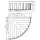 Полка для ванны EMCO System 354500133