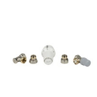 Комплект для радиатора DANFOSS RAS-C+RA-FN+RLV-S Ду15 угловой 013G2228