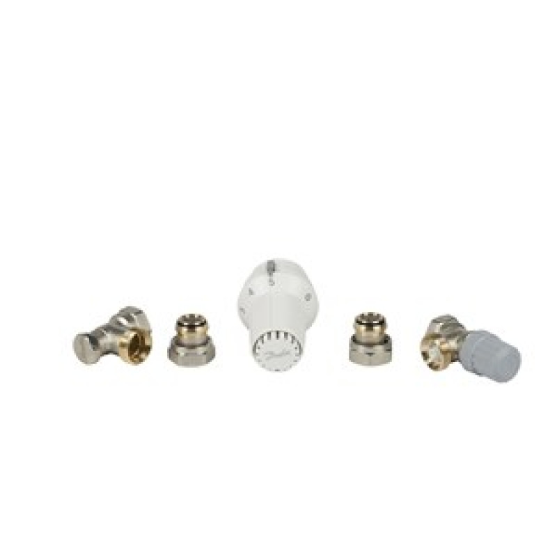 Комплект для радиатора DANFOSS RAS-C+RA-FN+RLV-S Ду15 угловой 013G2228