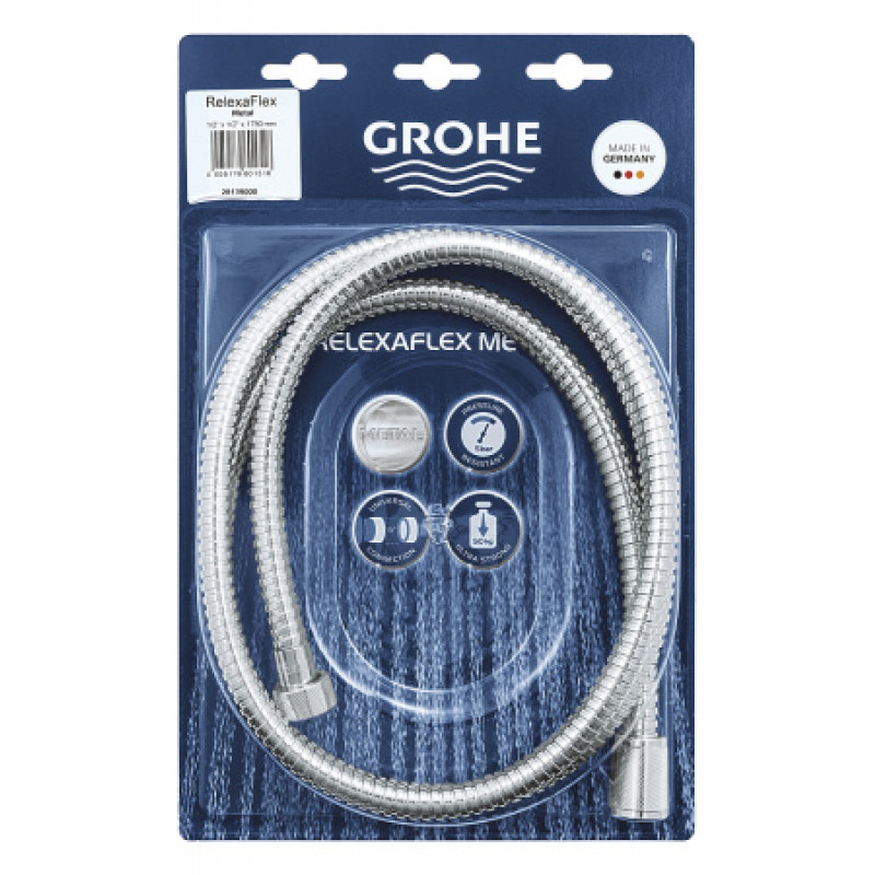 Душевой шланг Grohe Relexaflex Metal 1750 мм 28139000
