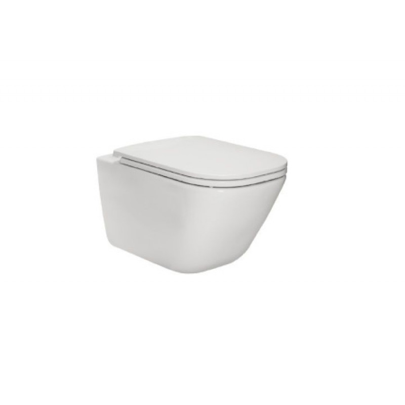 Унитаз подвесной ROCA The Gap + крышка A34H470000