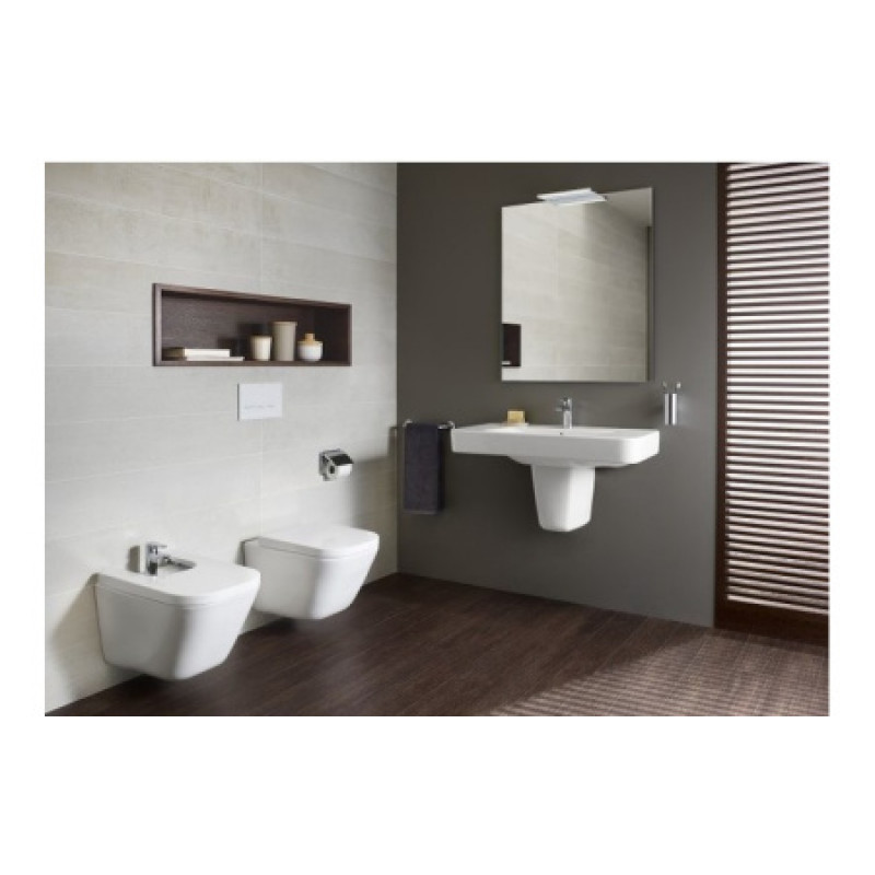 Унитаз подвесной ROCA The Gap + крышка A34H470000