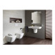 Унитаз подвесной ROCA The Gap + крышка A34H470000