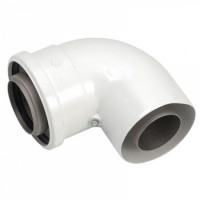 Коліно концентричної труби Vaillant 60/100 РР 87° (конденс)
