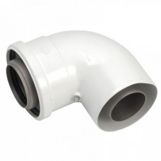 Колено концентрической трубы Vaillant 60/100 РР 87° (конденс)