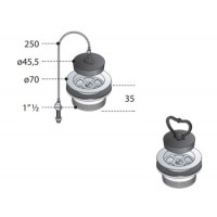 Донний клапан для кухонного миття OMP 70 мм х 1 1/2" 232.535.6